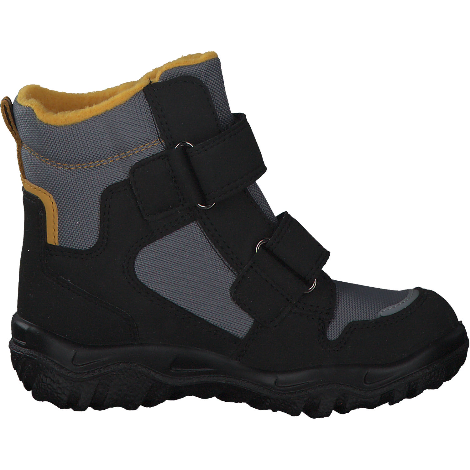Superfit HUSKY 00047, Winterstiefel, Kinder, schwarz/gelb