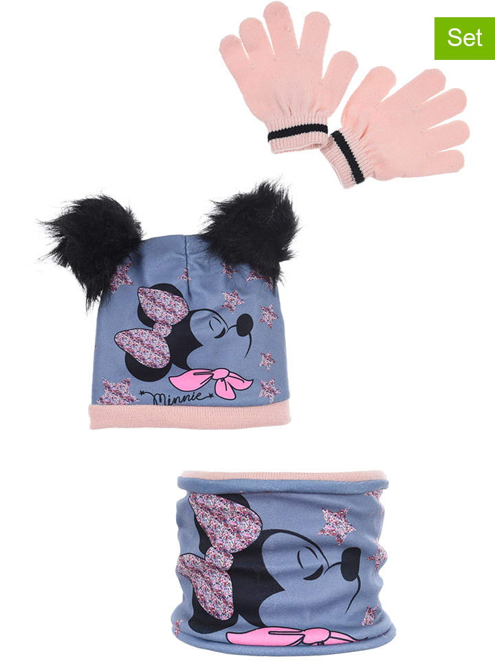 Disney Minnie Mouse 3tlg. Winteraccessoires-Set 