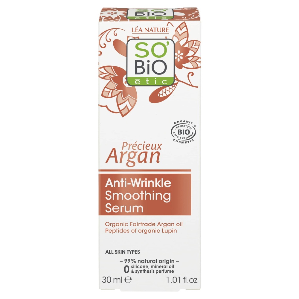 LÉA NATURE SO BiO étic Sérum lissant Anti-Rides, Précieux Argan Sérum