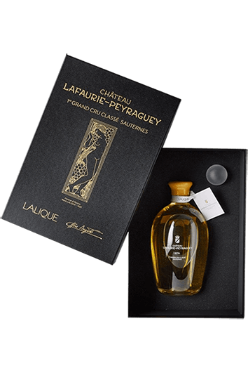 Château Lafaurie-Peyraguey : Carafe LALIQUE & Château Lafaurie-Peyraguey Série Spéciale 2015