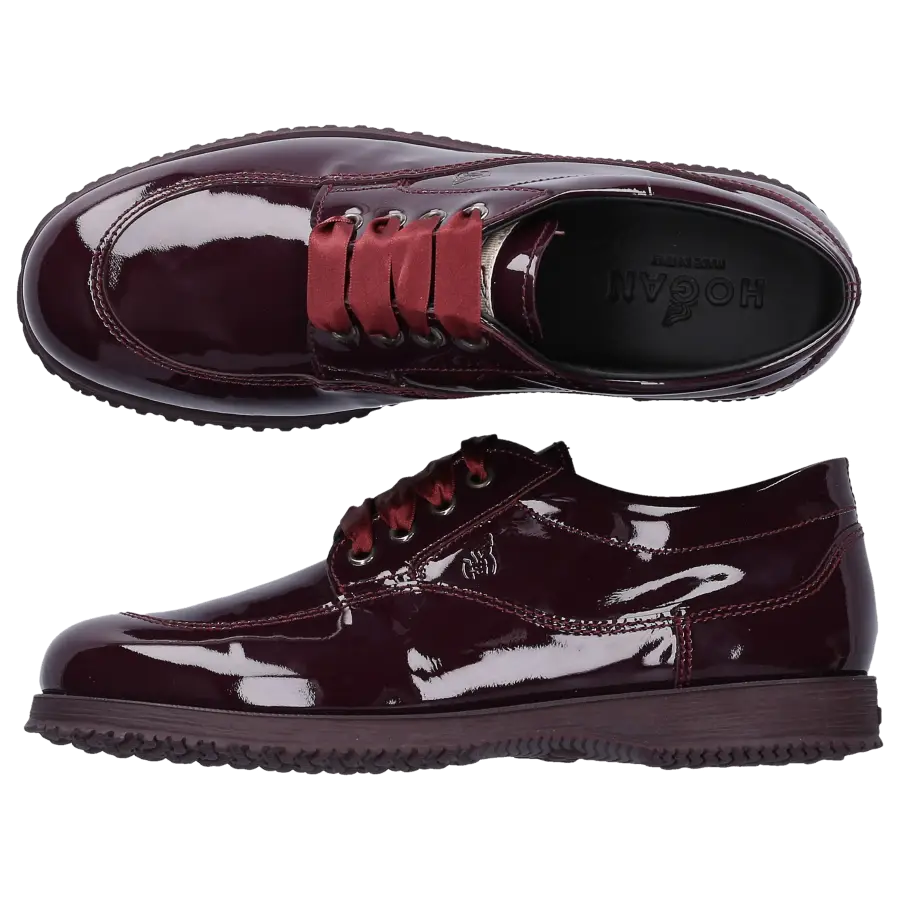 Hogan - Sneaker low TRADITIONAL Lackleder bordeaux - rot