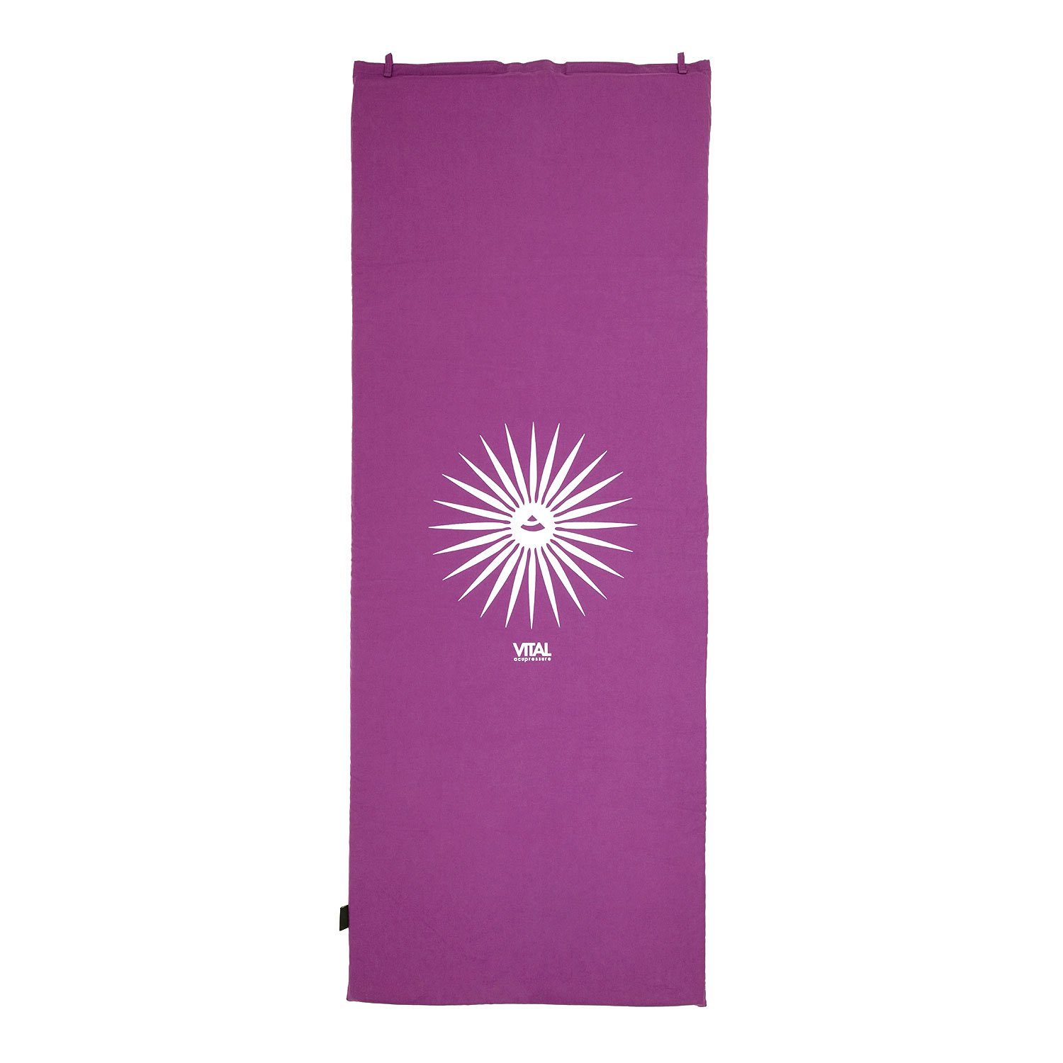 bodhi Akupressurmatte VITAL Akupressurmatte XL Deluxe-Set SPIKY aubergine