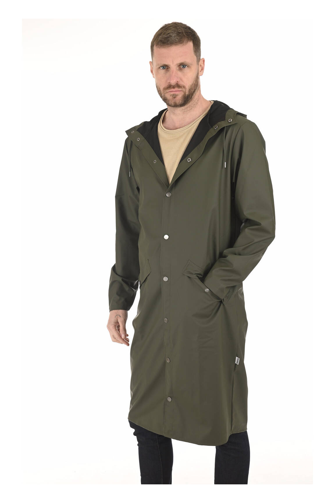 Rains Impermeables Trenchs Unisexe couleur vert