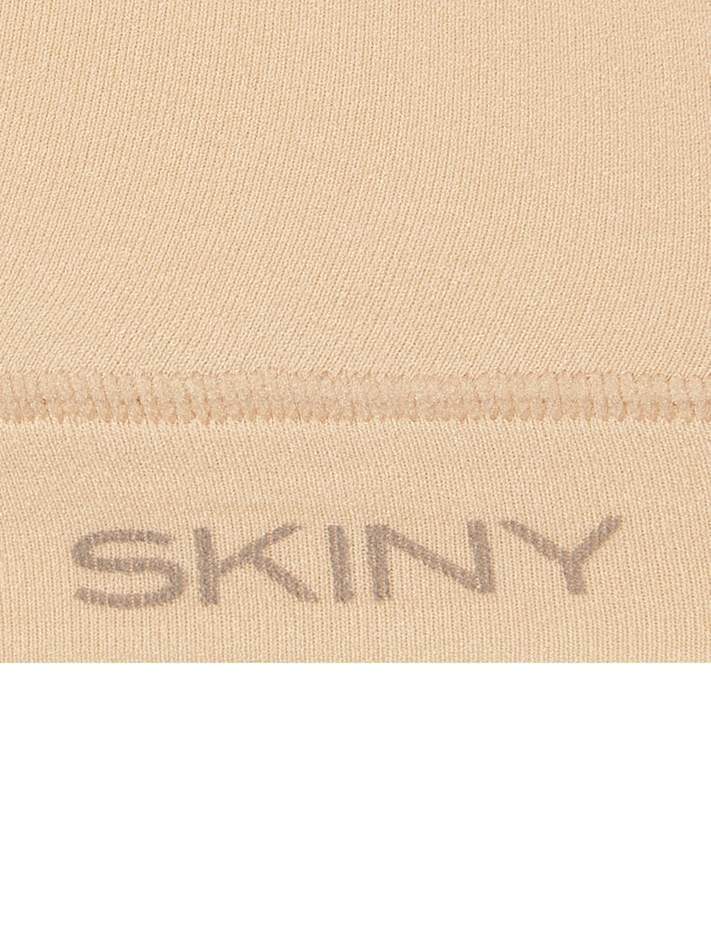 T-Shirt-BH aus Mikrofaser in beige