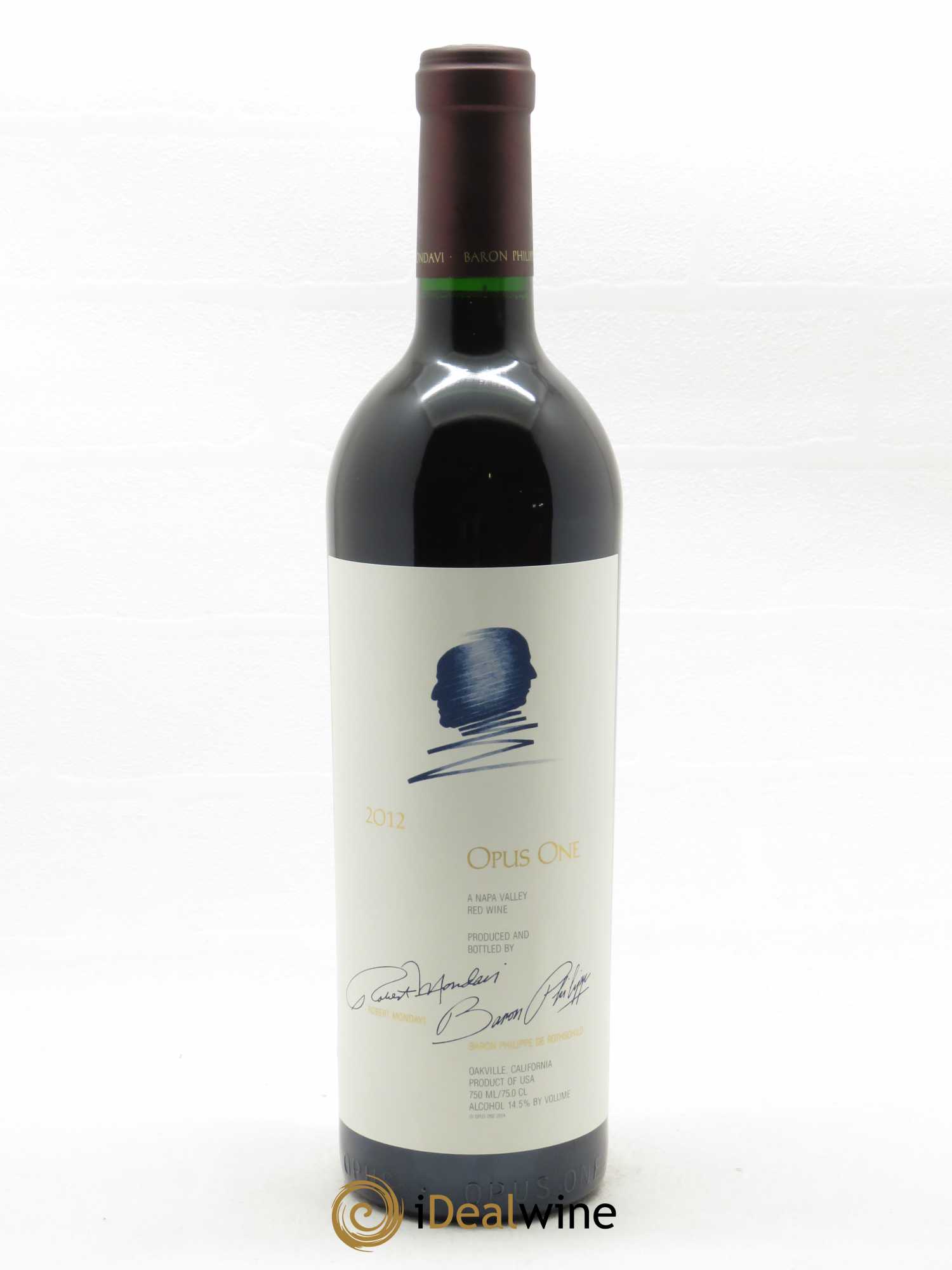 Napa Valley Opus One Robert Mondavi (CBO à partir de 6 BTS) 2012 - Lot de 1 Bouteille
