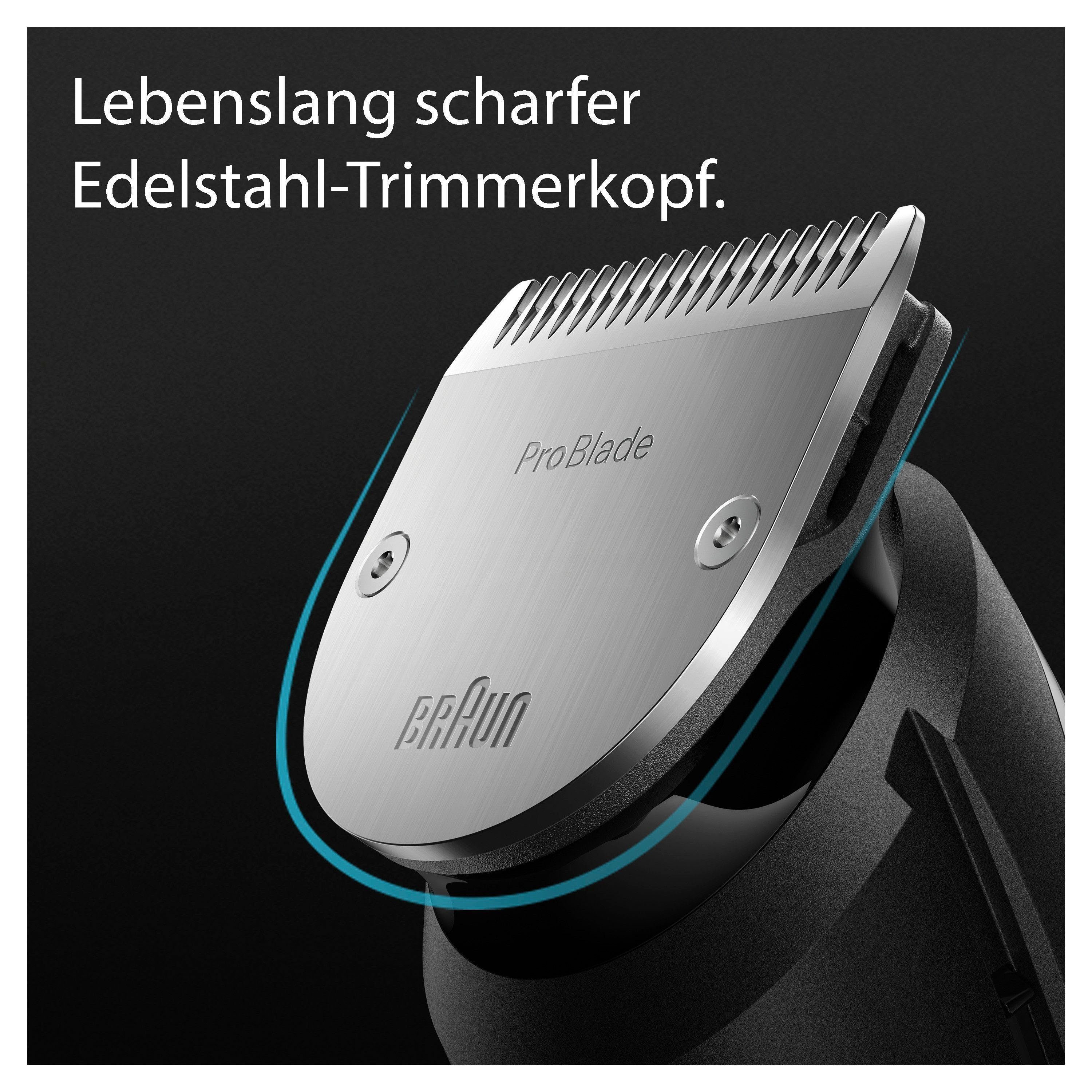Braun Haarschneider All-In-One Styling Set MGK7491, Styling Set, Wasserdicht, 17-in-1 Barttrimmer