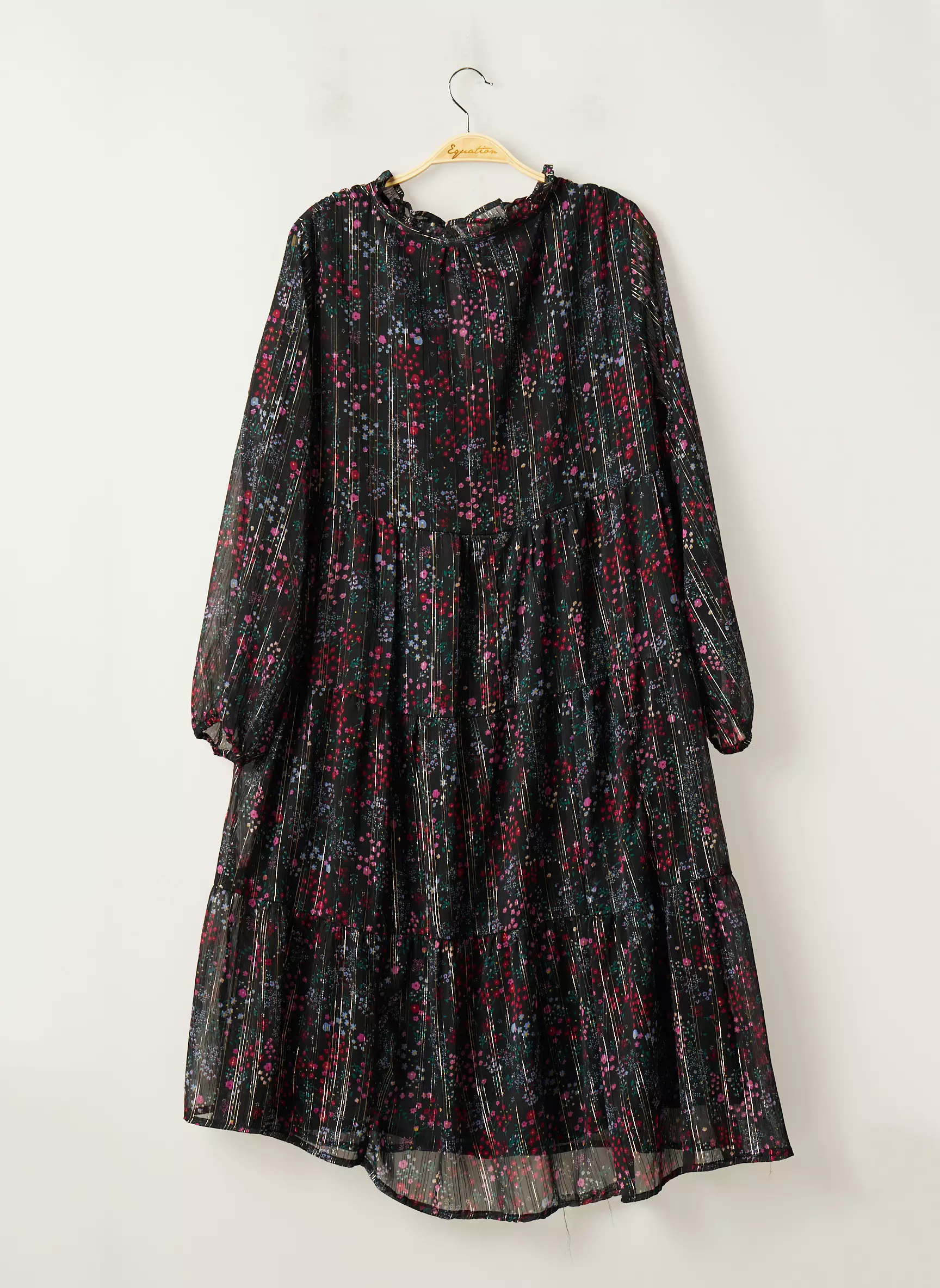 Sans Marque Robes Mi Longues Femme couleur noir
