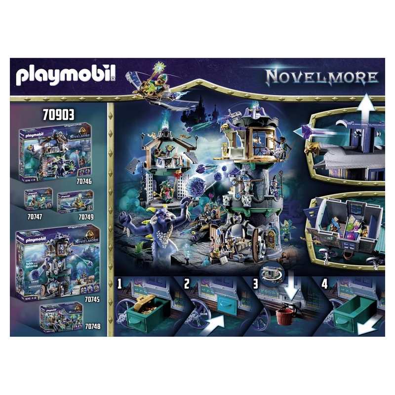 70903 Playmobil Novelmore marchand et chariot