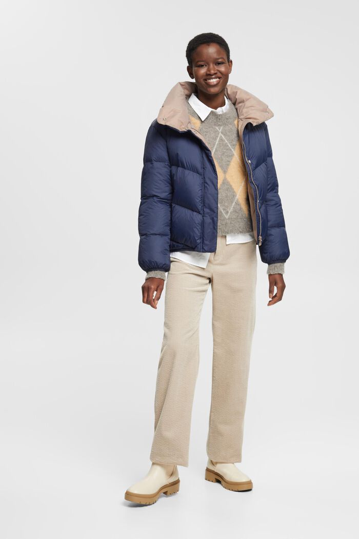 Steppjacke mit recycelter Daunenfüllung