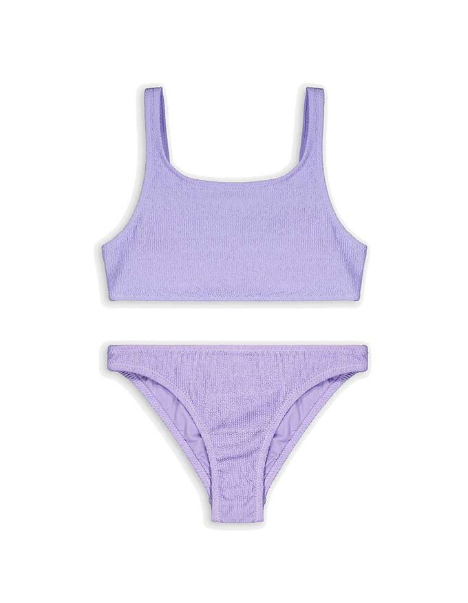 Set aus Bikinitop und Bikinislip - Rippenstruktur