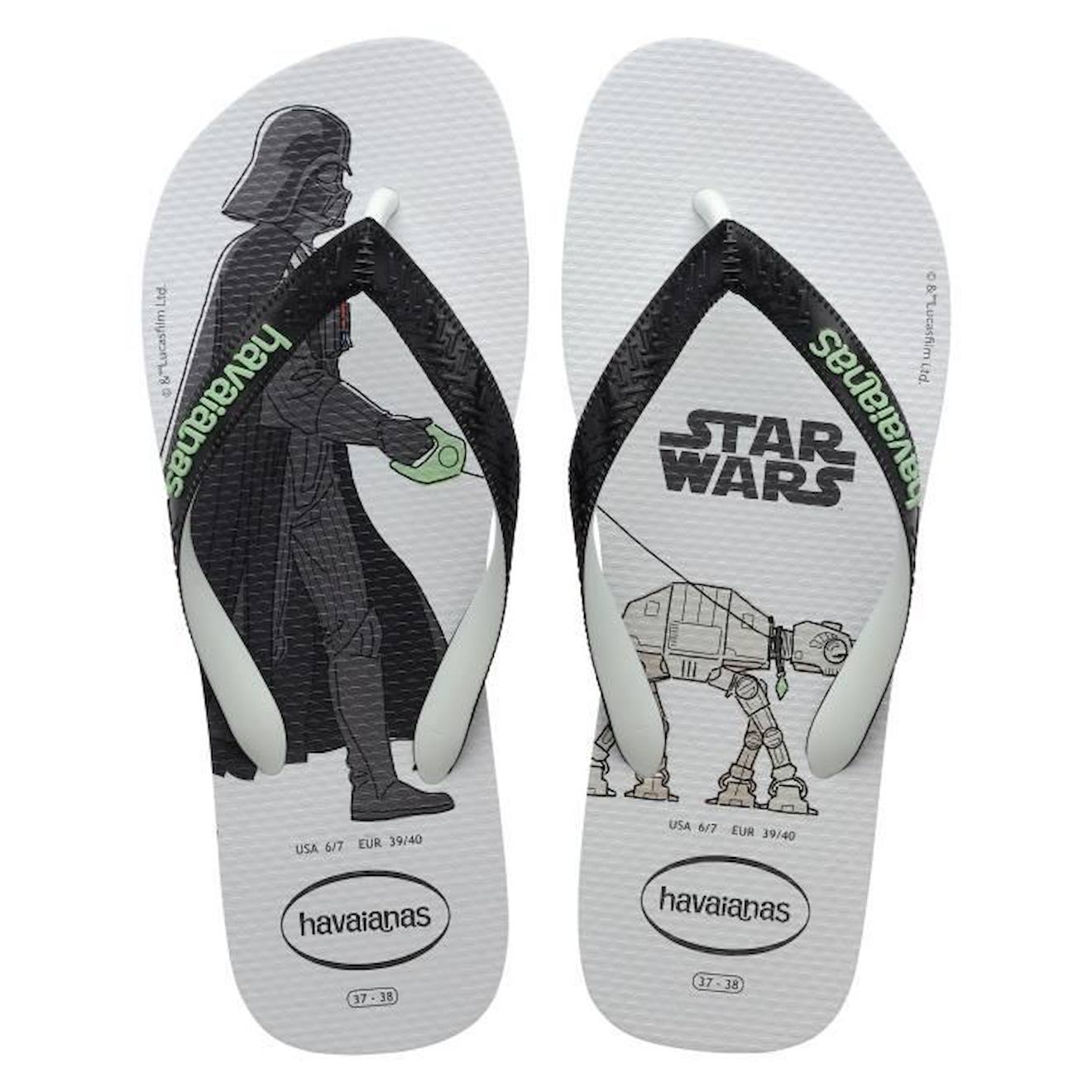 Tong Enfant à enfiler Havaianas Star Wars gris