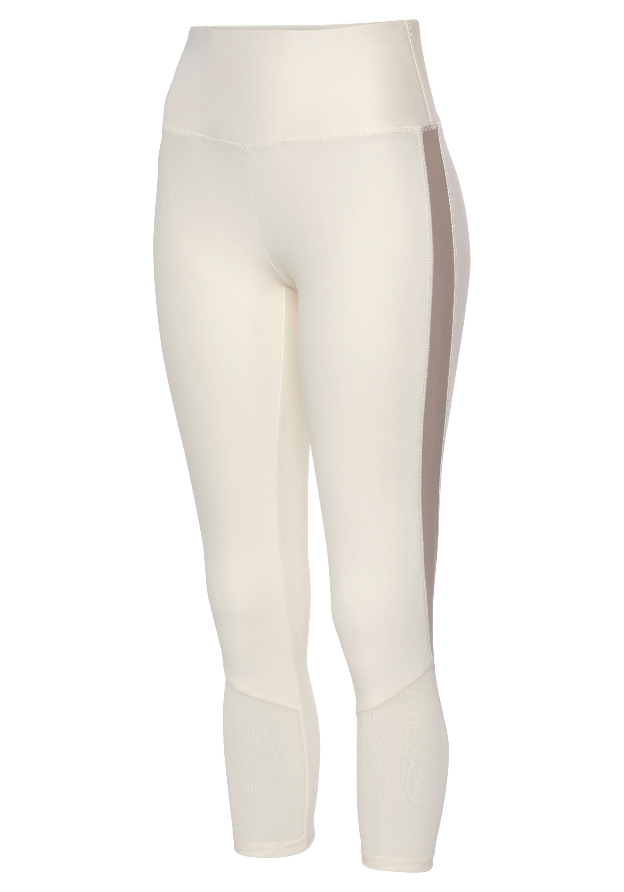 LASCANA ACTIVE 7/8-Leggings (1-tlg) mit Netzeinsätzen