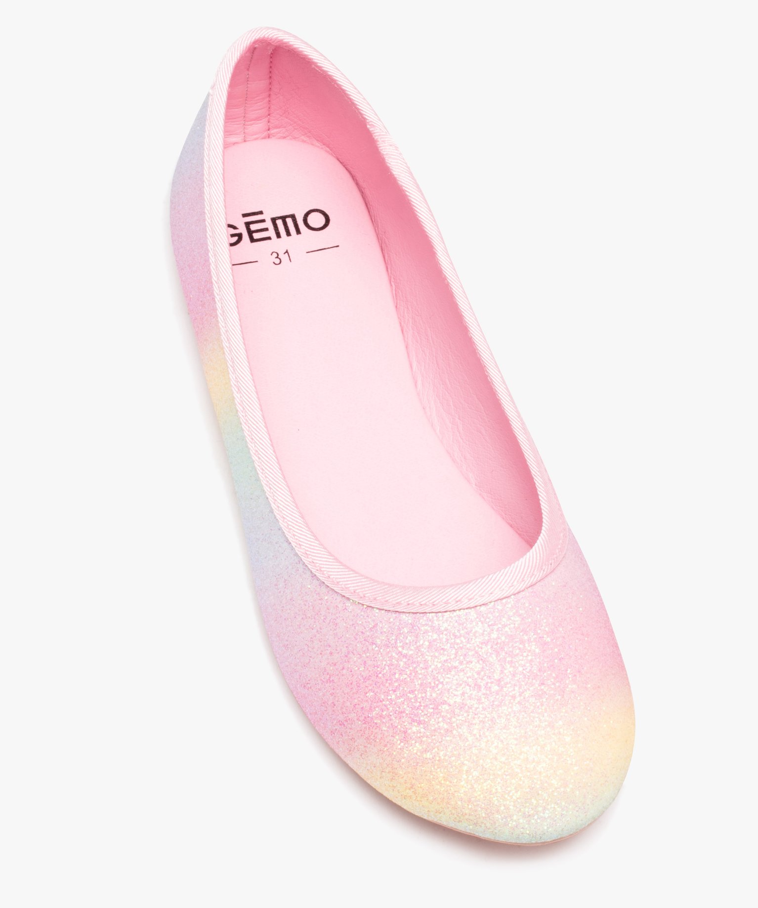 Ballerines fille à paillettes multicolore | GEMO