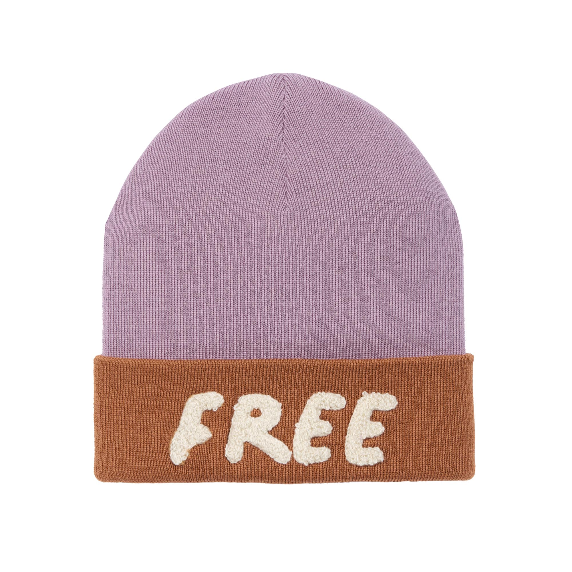 Beanie Mütze Kinder - Merino Wolle, Little Gang, Free Karamell