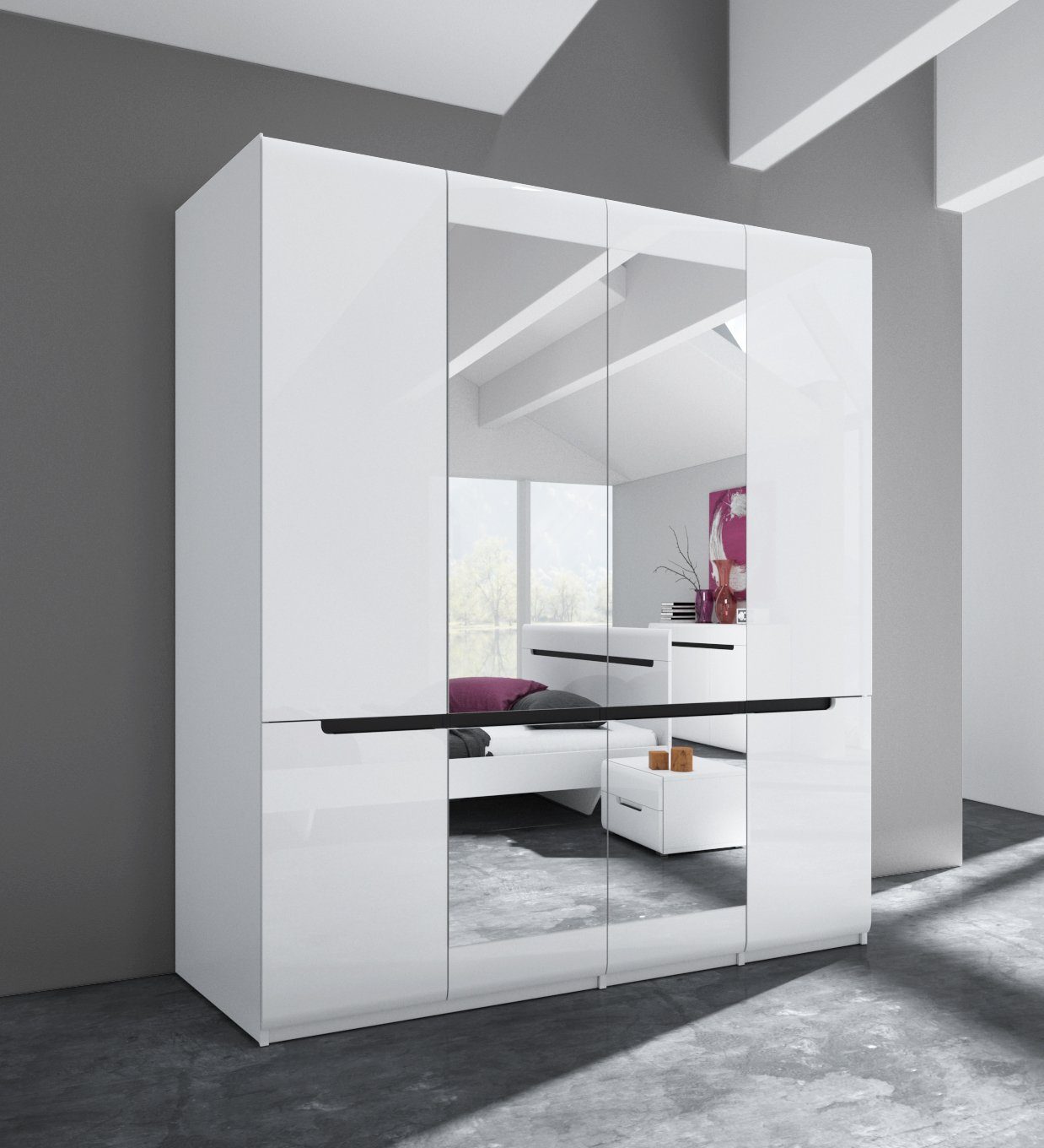 Helvetia Schlafzimmer-Set Hektor, (4-St)
