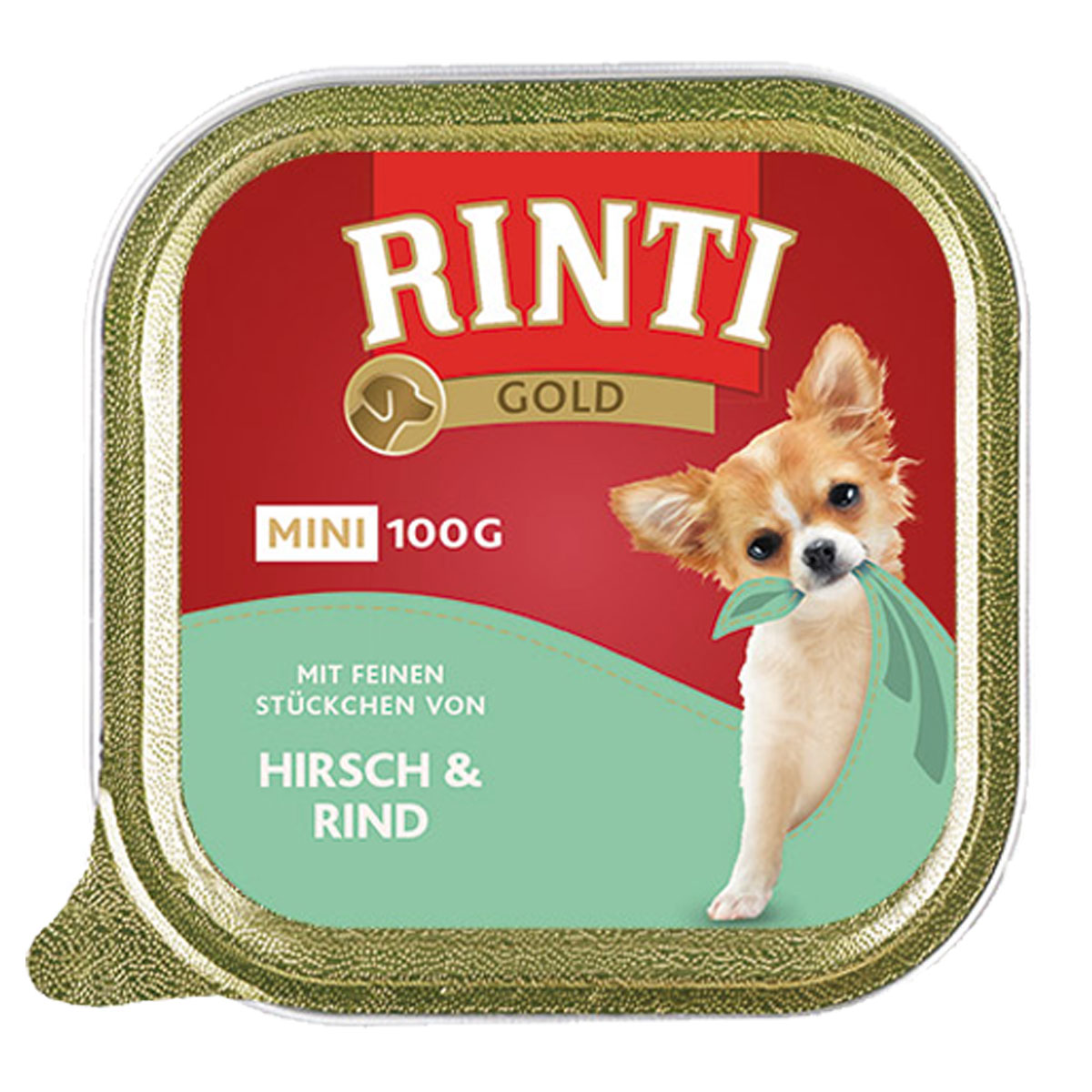 Rinti Gold Mini feine Stückchen Mix 4 Sorten 48x100g bei ZooRoyal