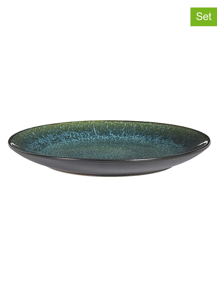 every ware 6er-Set: Dessertteller in Blau/ Grün - Ø 19,5 cm günstig kaufen onesize