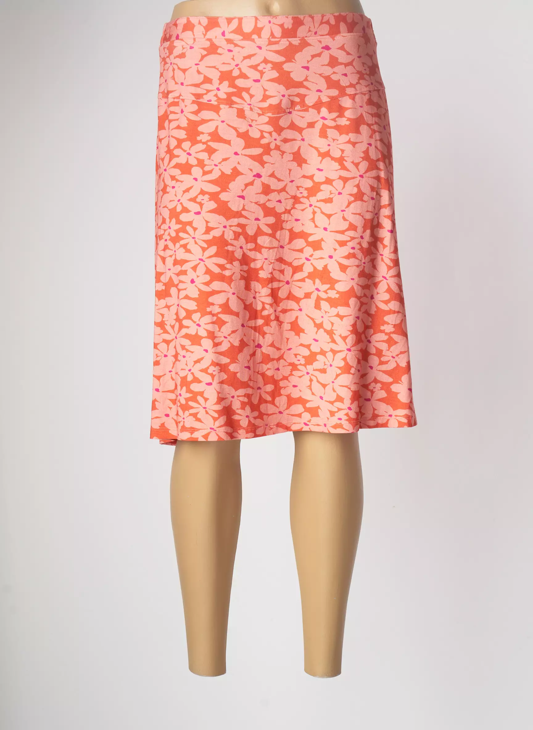 Agathe   Louise Jupes Mi Longues Femme couleur orange