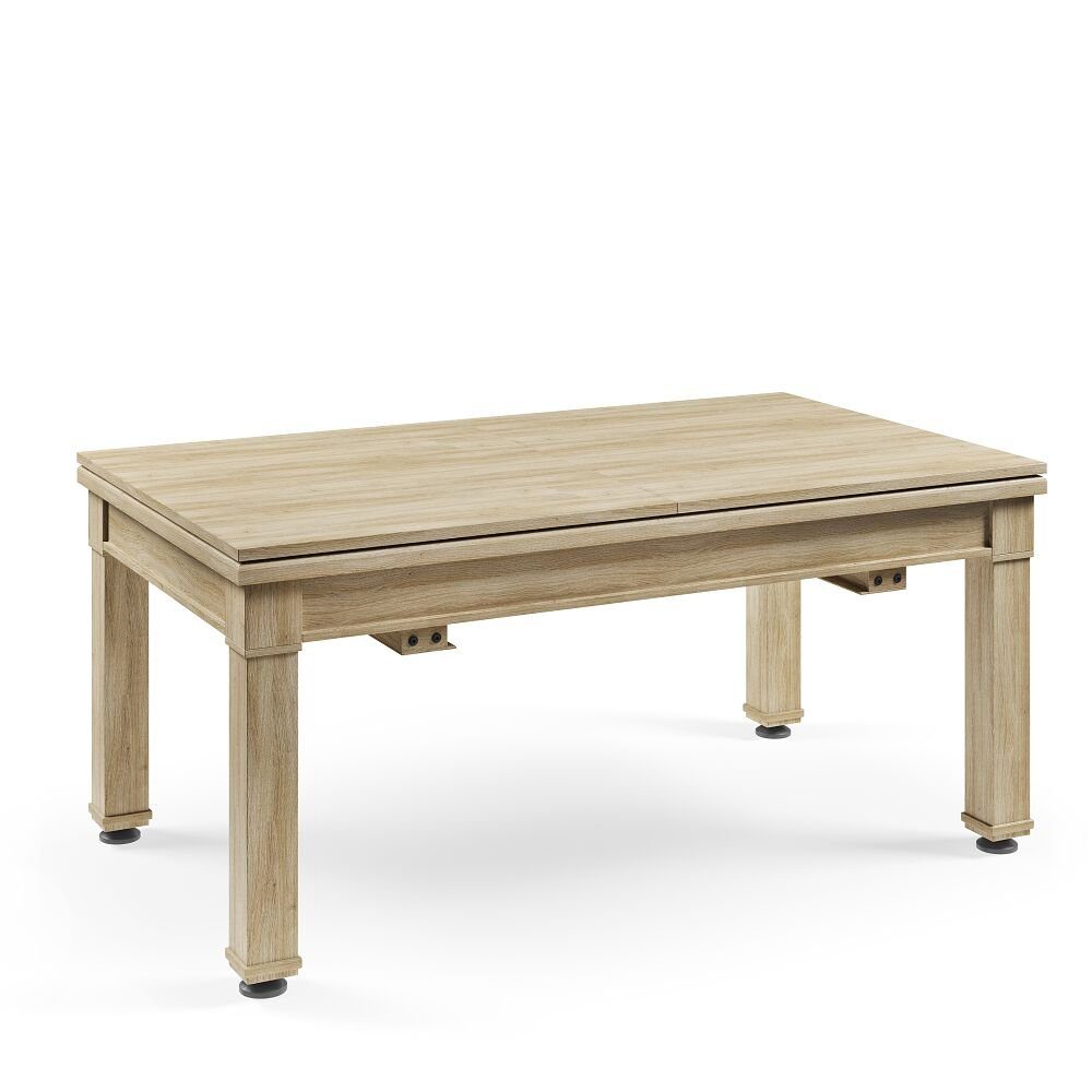 BISON Billardtisch Billard- und Esstisch Dolce Vita Eiche, Erhältlich in 5 ft (184x106 cm) und 6.5 ft (215x122 cm)