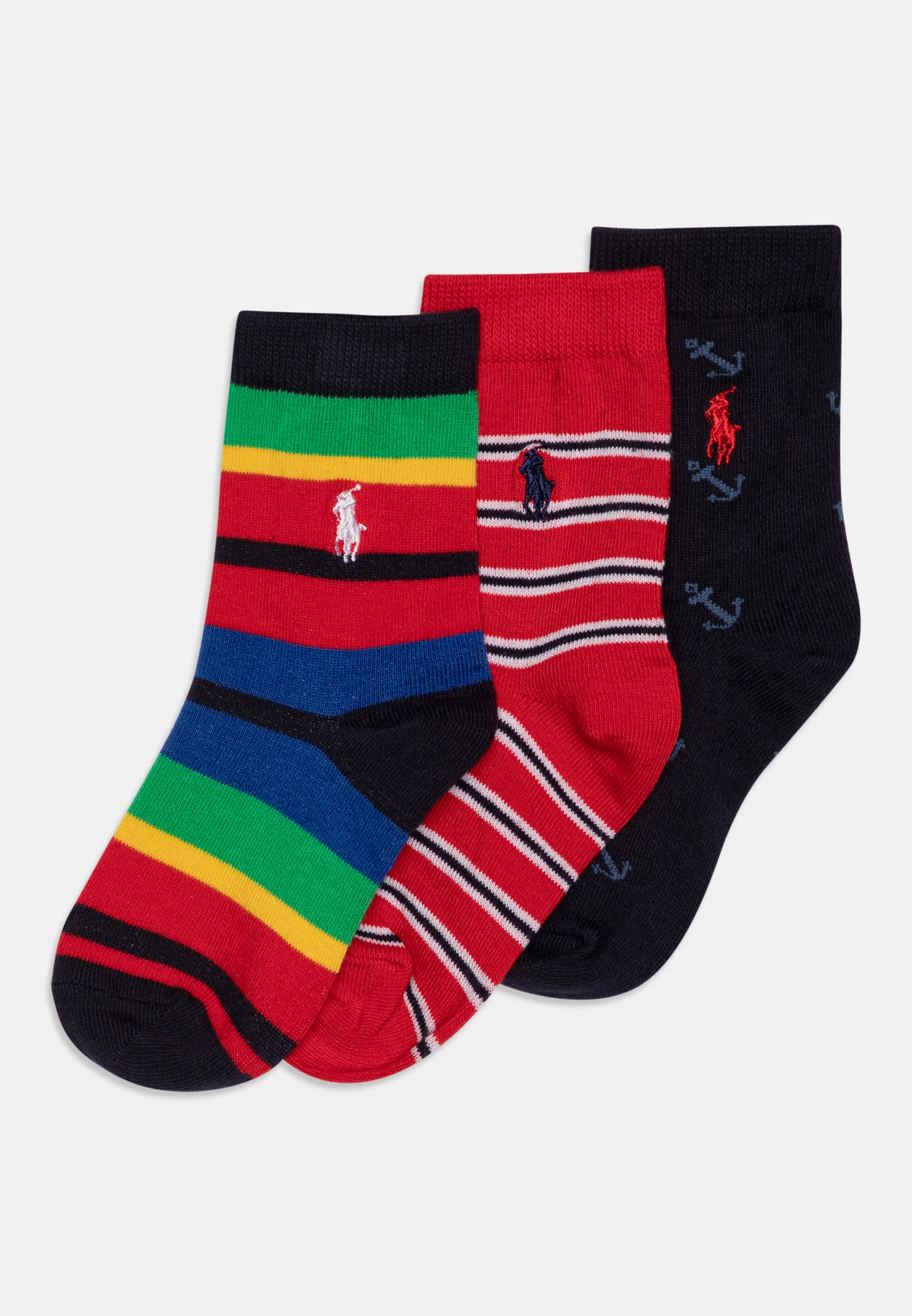Calcetines Polo Ralph Lauren American Crew Unisex Pack de 3