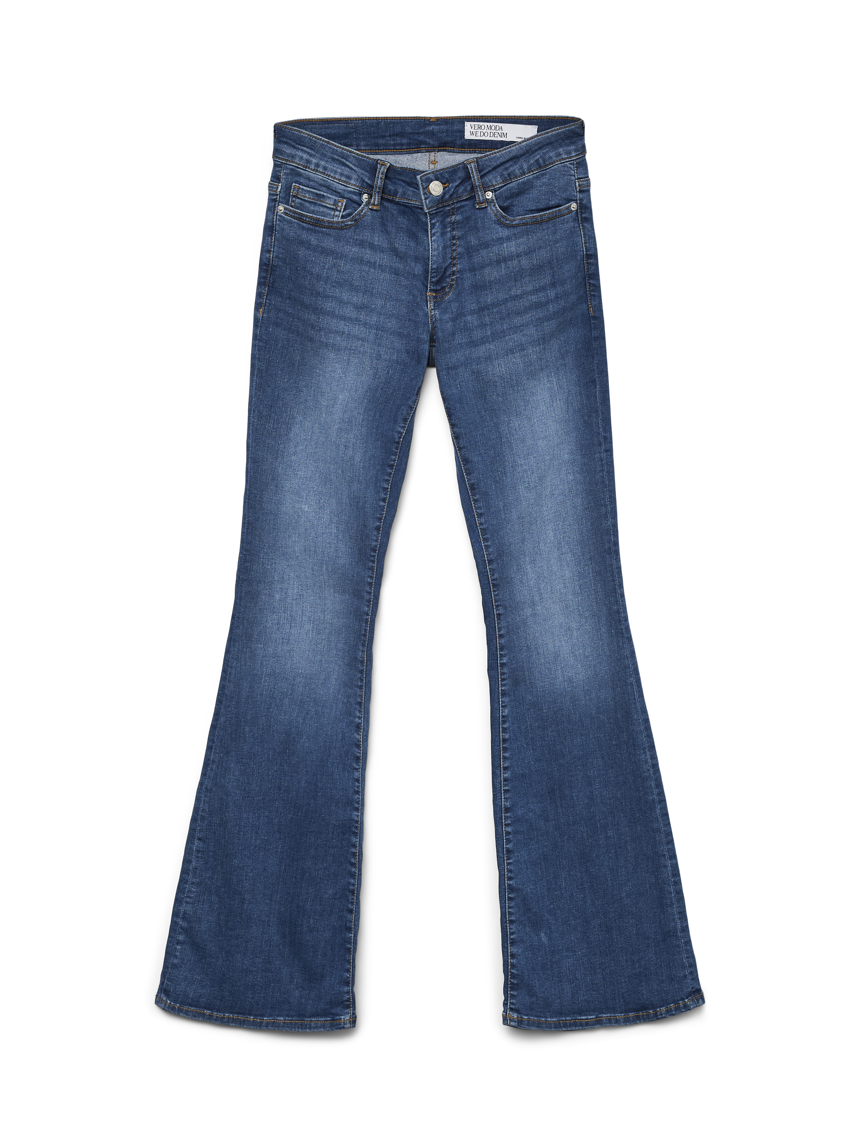 VMSIGI Niedrige Taille Ausgestellt Jeans