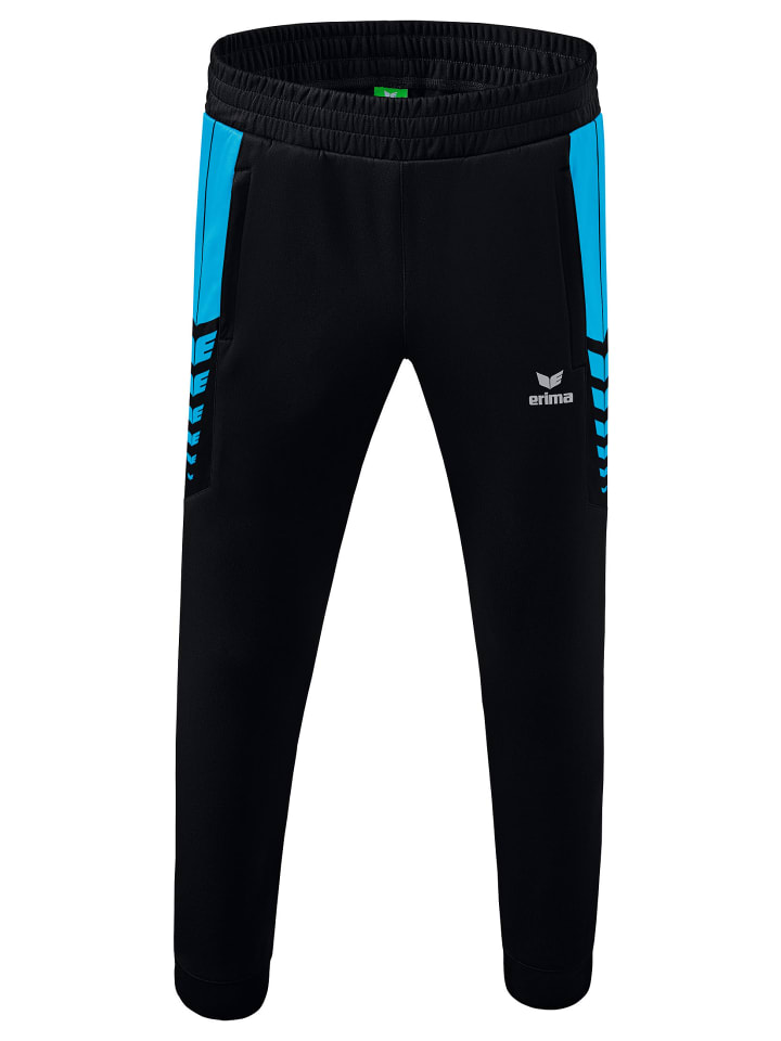 erima Six Wings Trainingshose in schwarz/curacao günstig kaufen