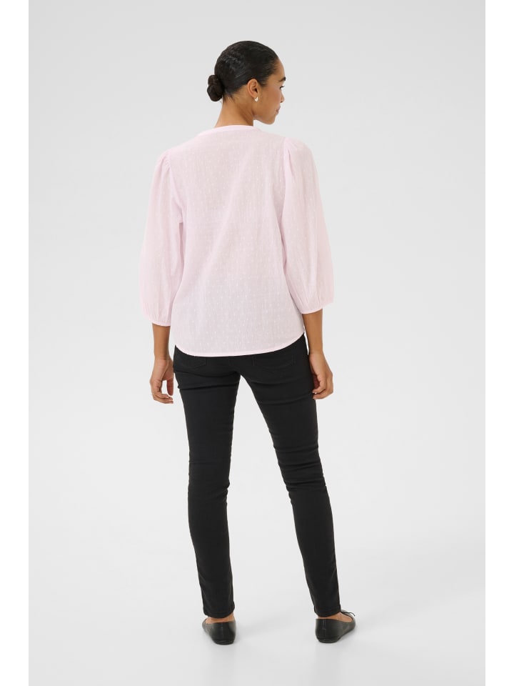 Kaffe Langarm-Bluse KAsjila in Lilac Snow günstig kaufen