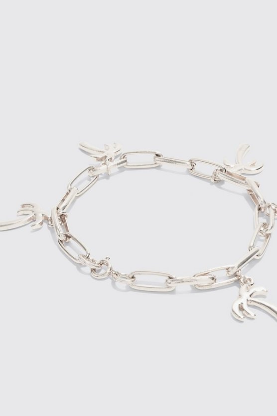 Palm Tree Charm Bracelet