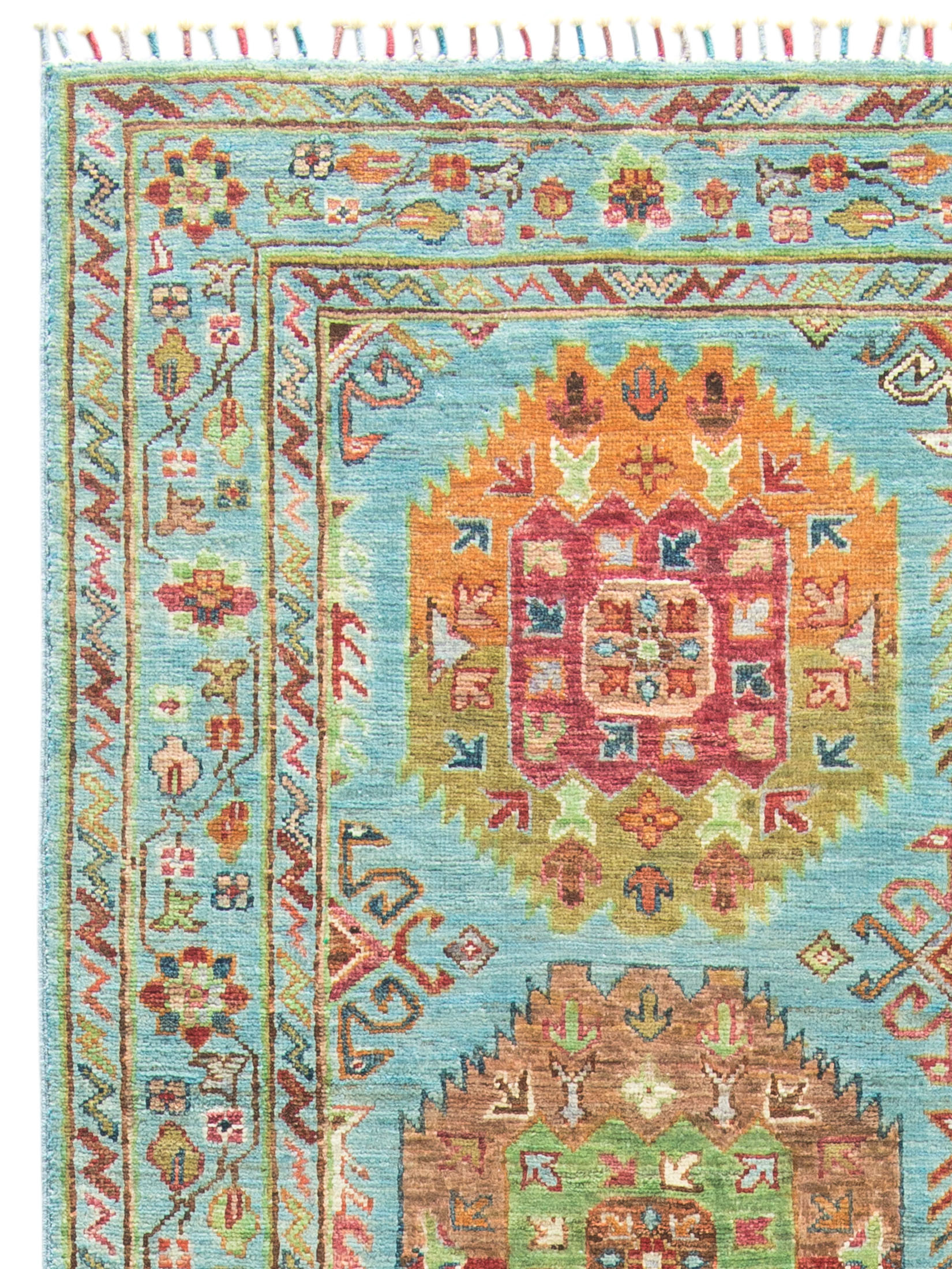 Kazak Ghazni ca. 75 x 290 cm, Unikat / Einzelstück