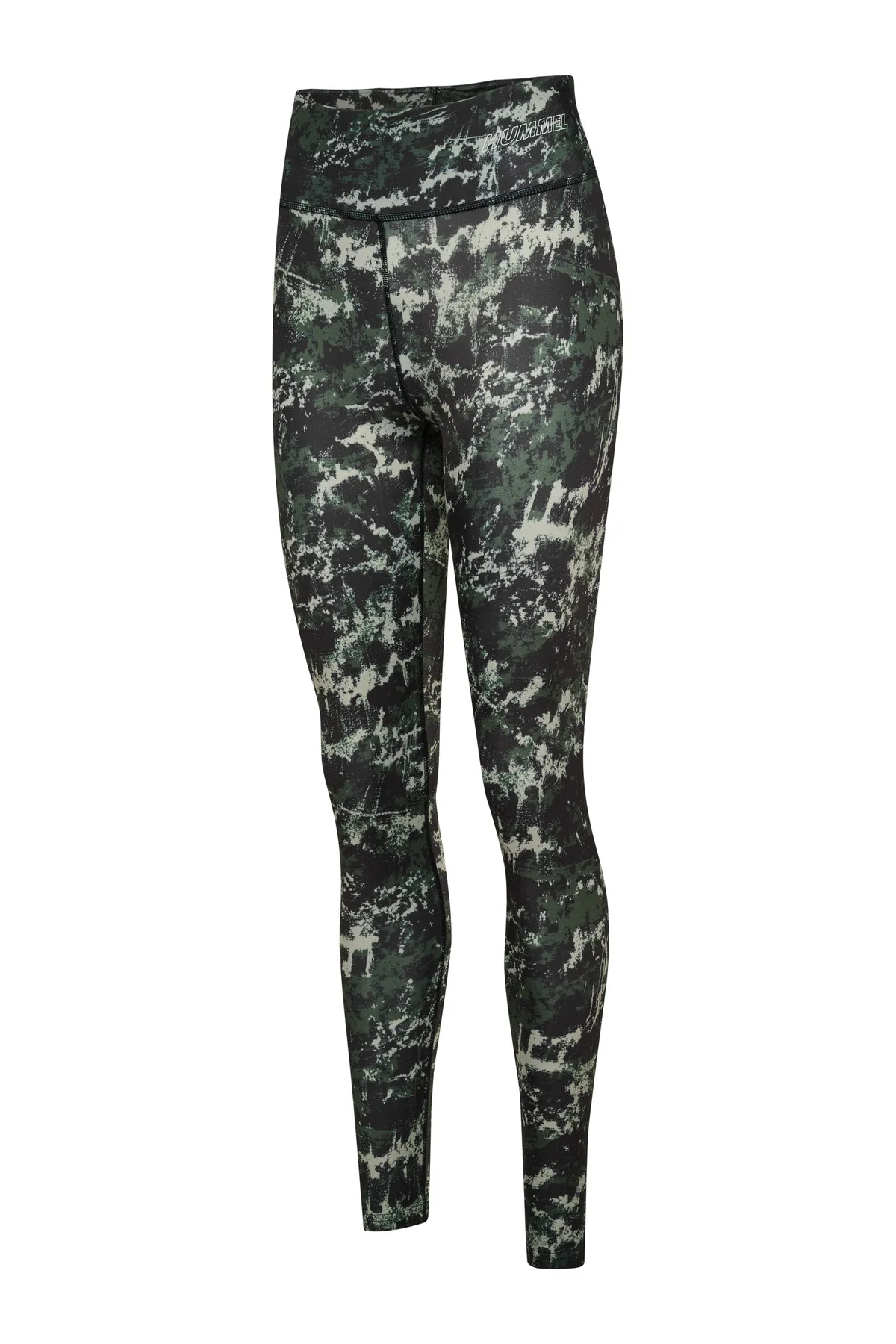 hummel  Sport-Leggings - Grün - Mittlerer Bund