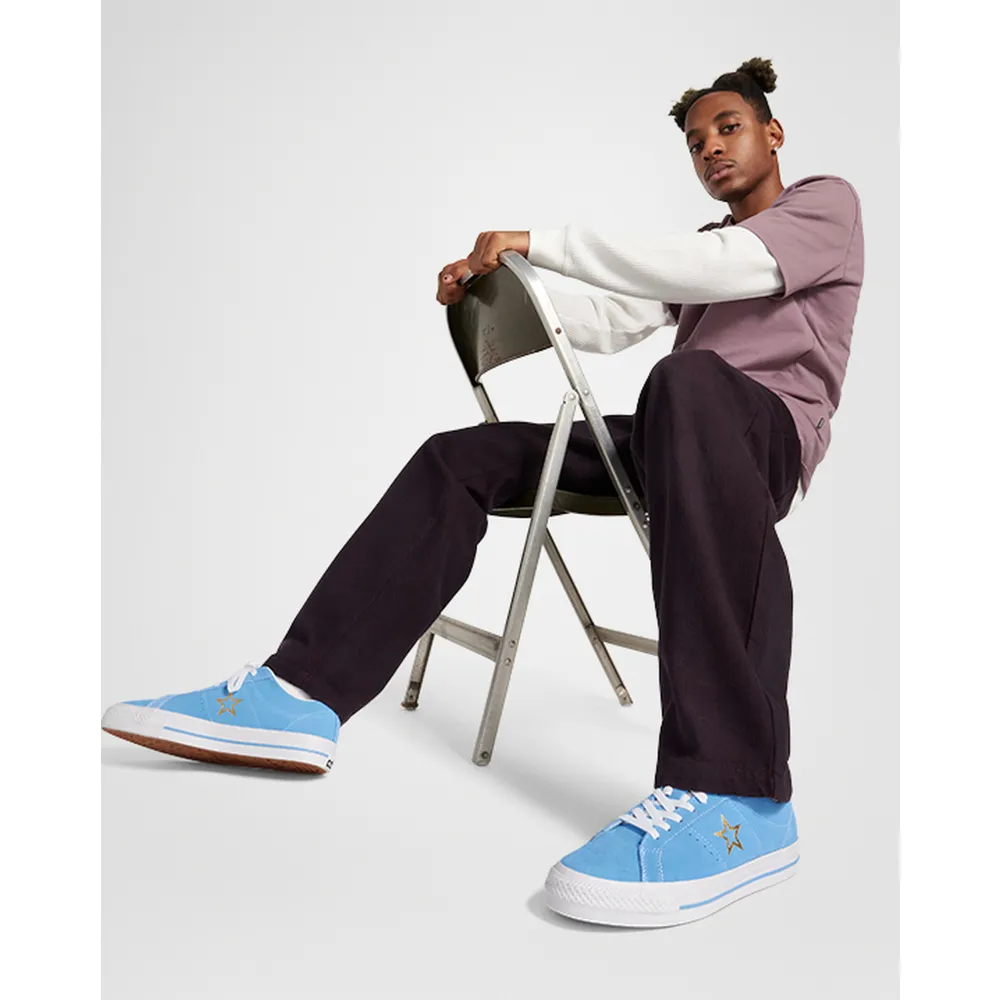 Converse One Star Pro Suede A06647C / blau