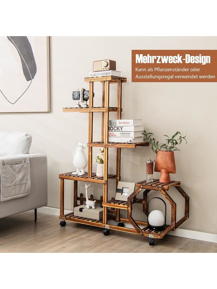 COSTWAY Blumenständer in Braun günstig kaufen onesize