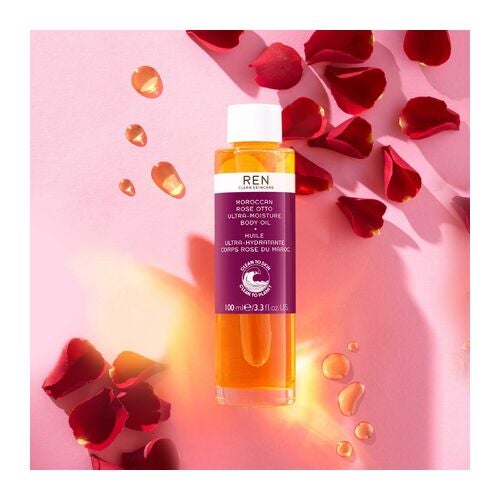 REN Moroccan Rose Otto Ultra-Moisture tělový olej 100 ml