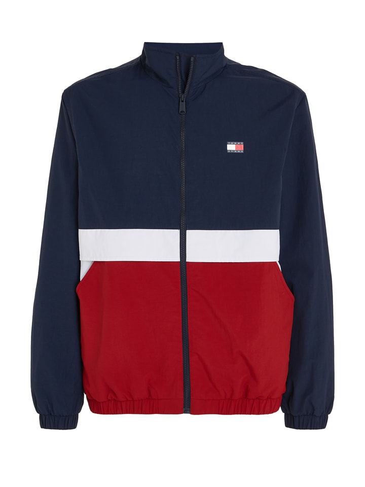 Tommy Hilfiger Übergangsjacke in Dunkelblau/ Rot günstig kaufen