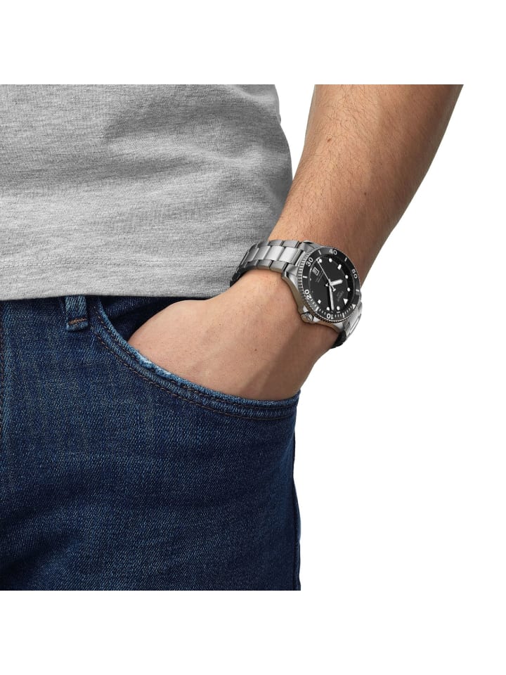 Tissot Herrenarmbanduhr Quartz Edelstahl 40 mm günstig kaufen onesize