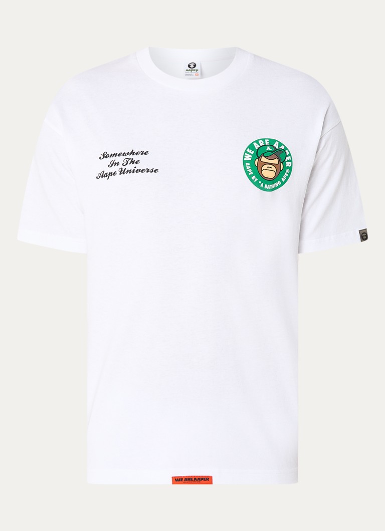 Aape Basic Team T-shirt with logo and back print