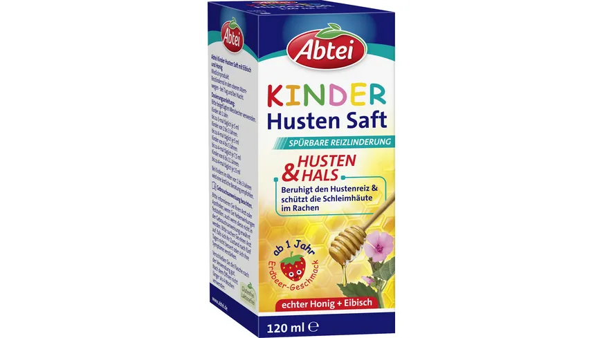 ABTEI Kinder Hustensaft Eibisch+Honig 120 ml