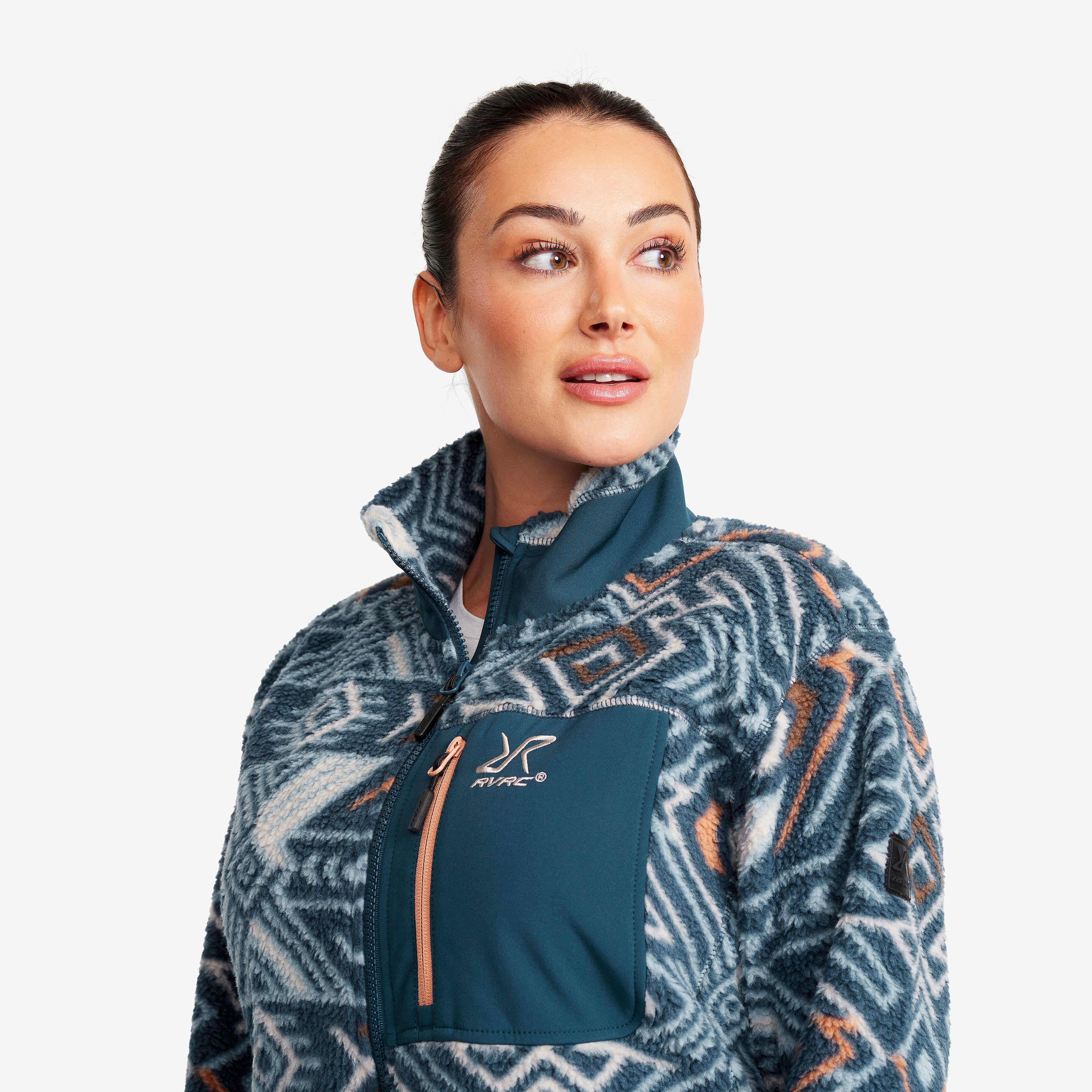 High Pile Fleece Femme Moonlit Ocean