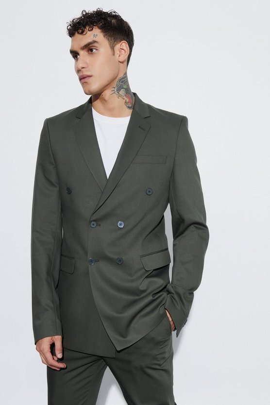 Tall zweireihiger Super Skinny Blazer