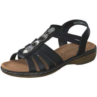 Puccetti Sandale in schwarz