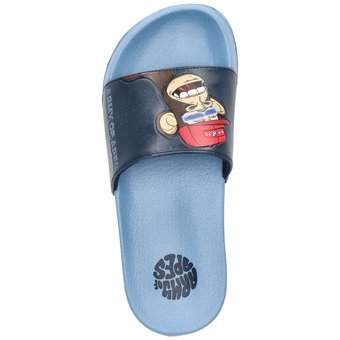 Army of Apes Badepantolette in blau