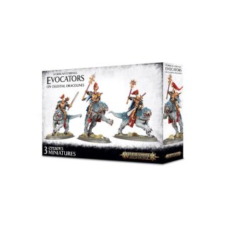 Stormcast Eternals Evocators on Celestial Dracolines (96-41)