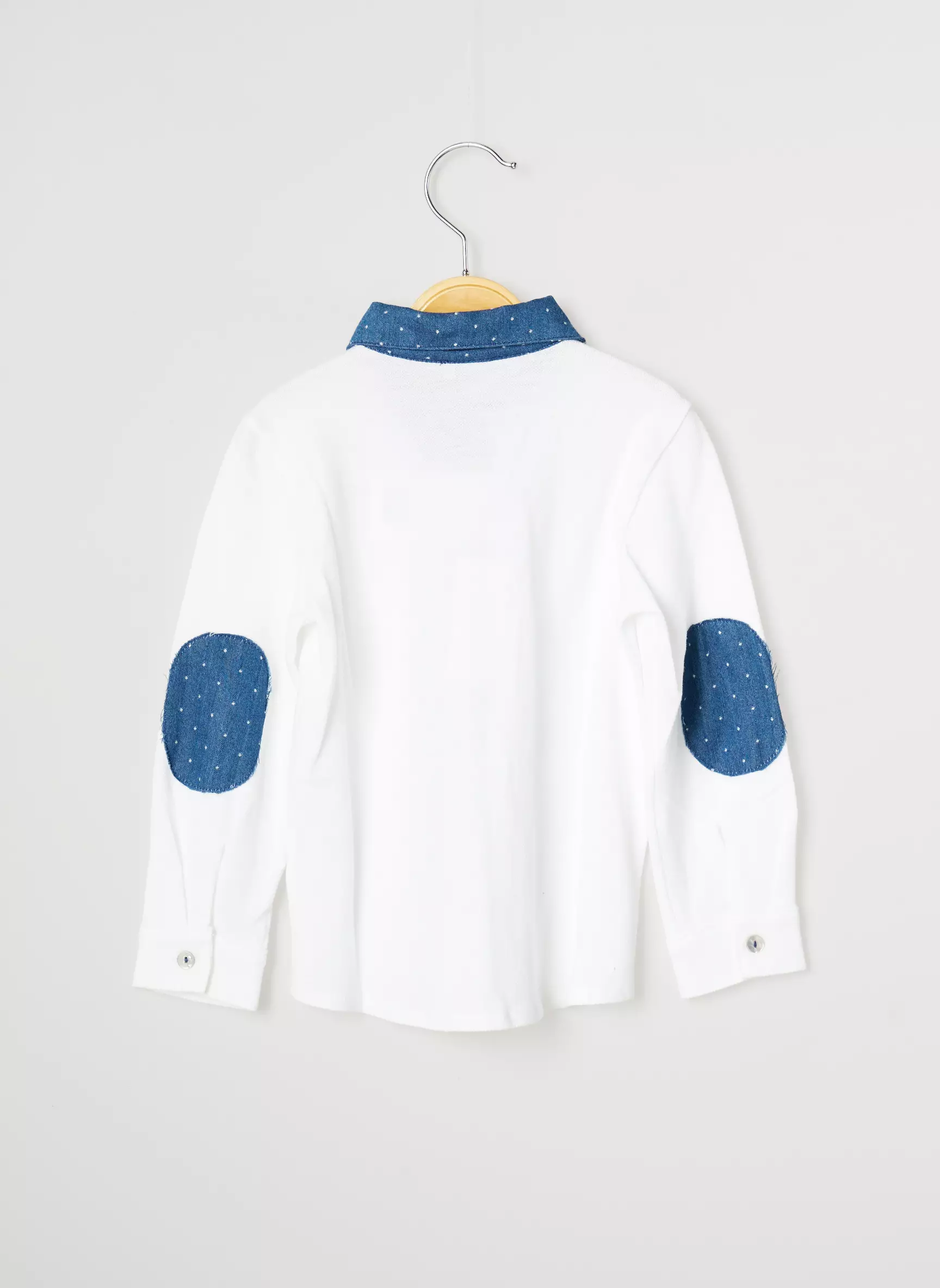 J O Milano Manches Longues Garcon couleur blanc