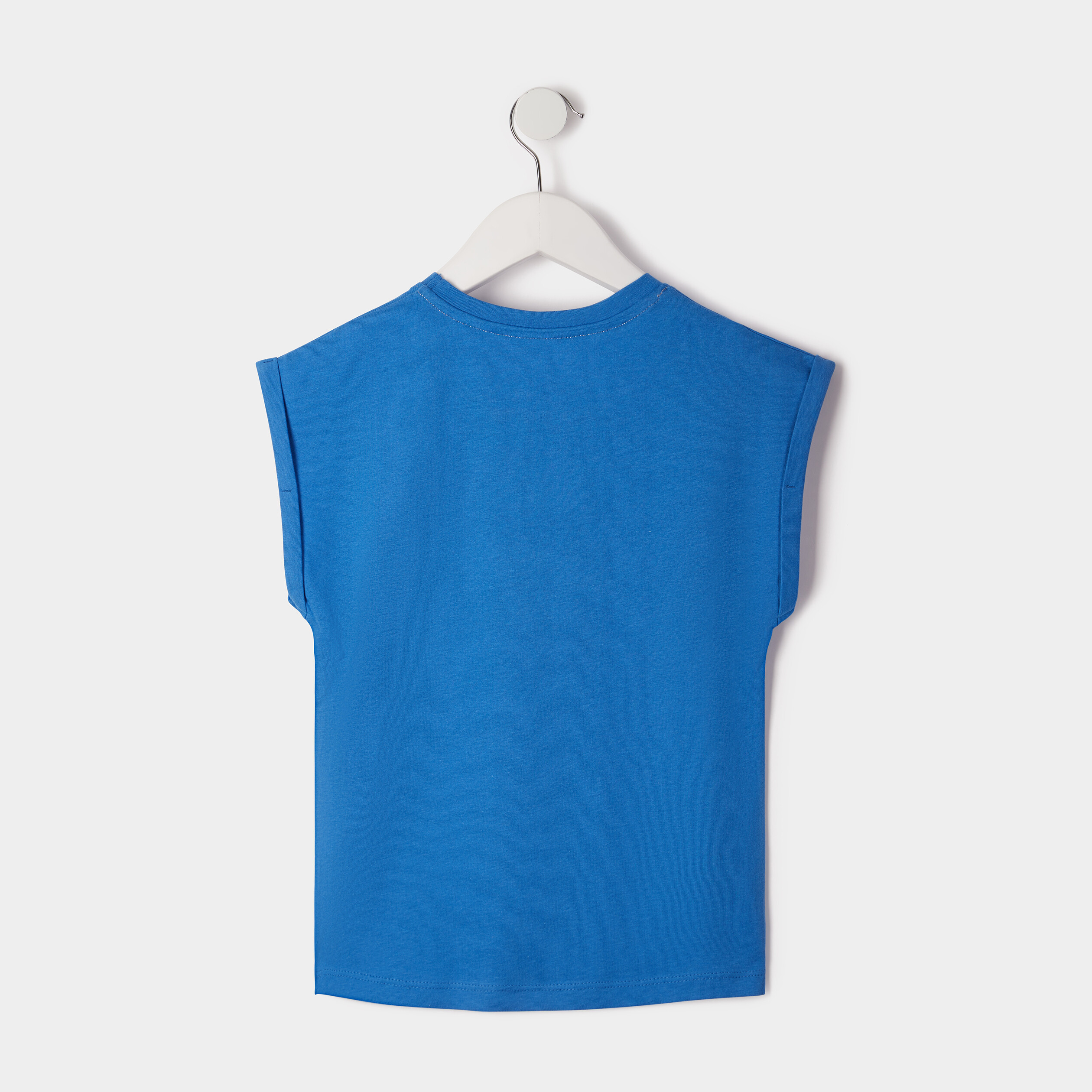 T-shirt à manches courtes bleu fille | La Halle