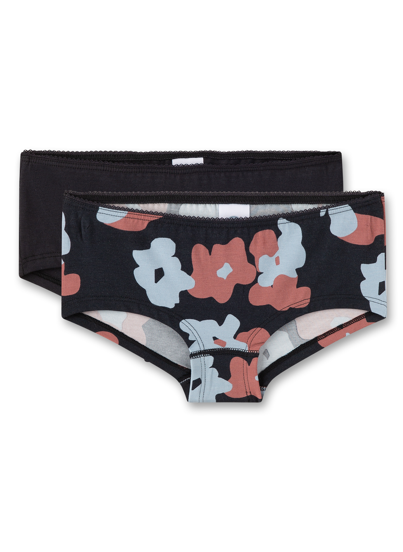 Mädchen-Cutbriefs (Doppelpack) Dunkelgrau