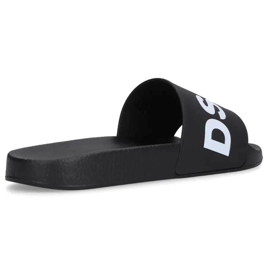 Dsquared2 - Badeschuhe LOGO Gummi - schwarz