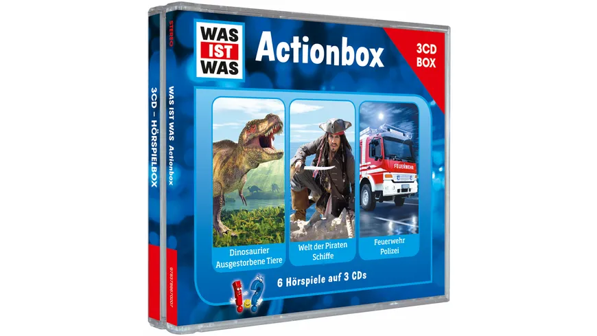 WAS IST WAS 3-CD-Hörspielbox. Actionbox