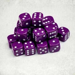 Battle Dice 25x Purple 12mm