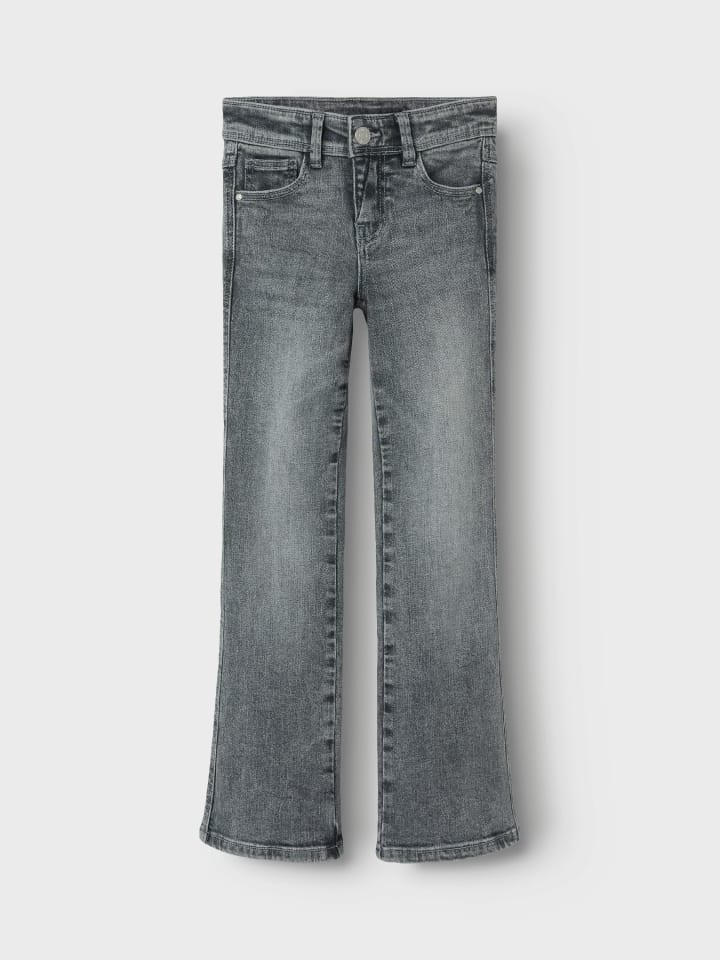 name it Bootcut Jeanshose in light grey denim günstig kaufen