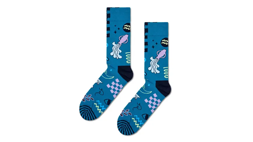 Happy Socks Unisex Socken Aquarius turquoise